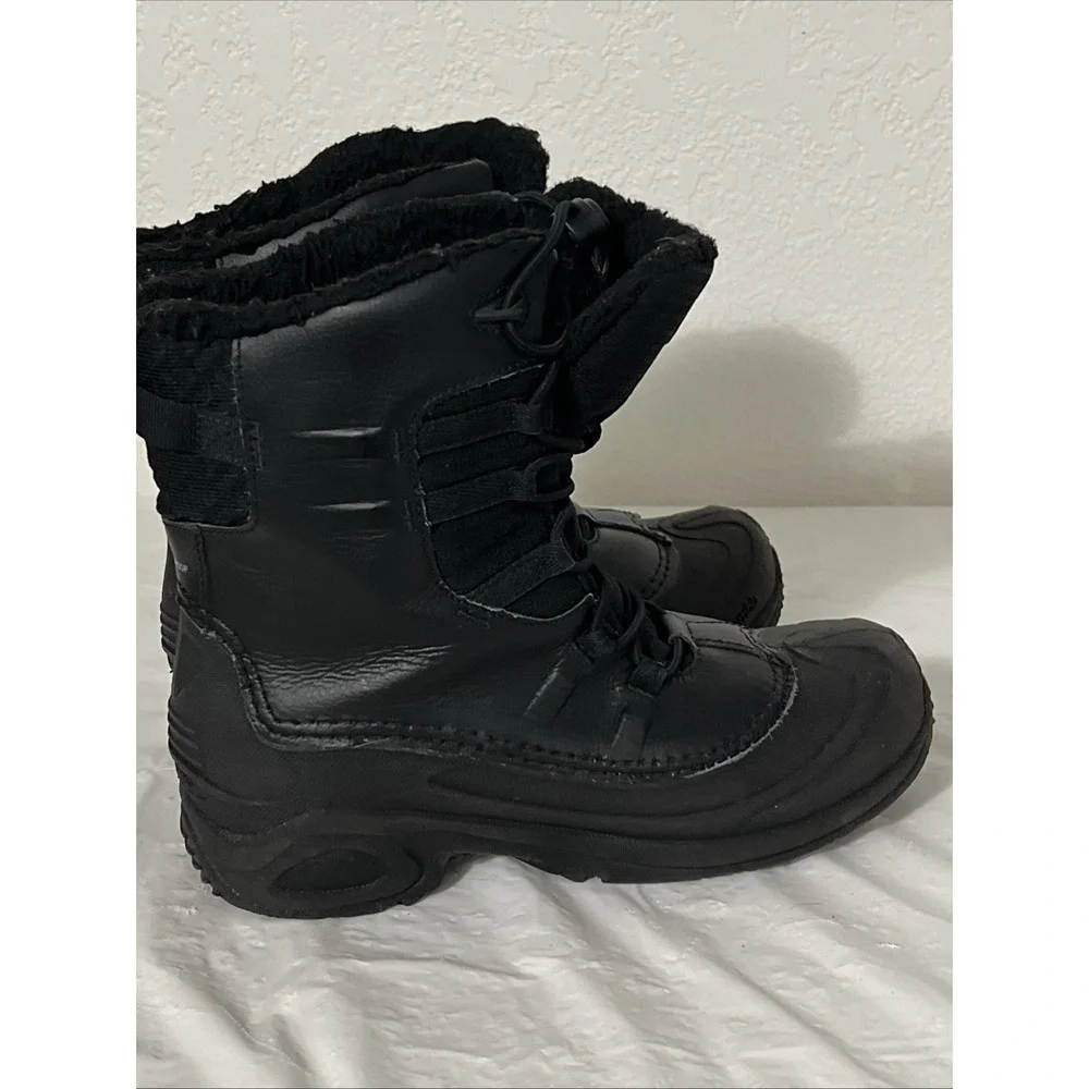 Columbia Big Kids Bugaboot Celsius Waterproof 400g Winter Boots Sz 6 Black Snow